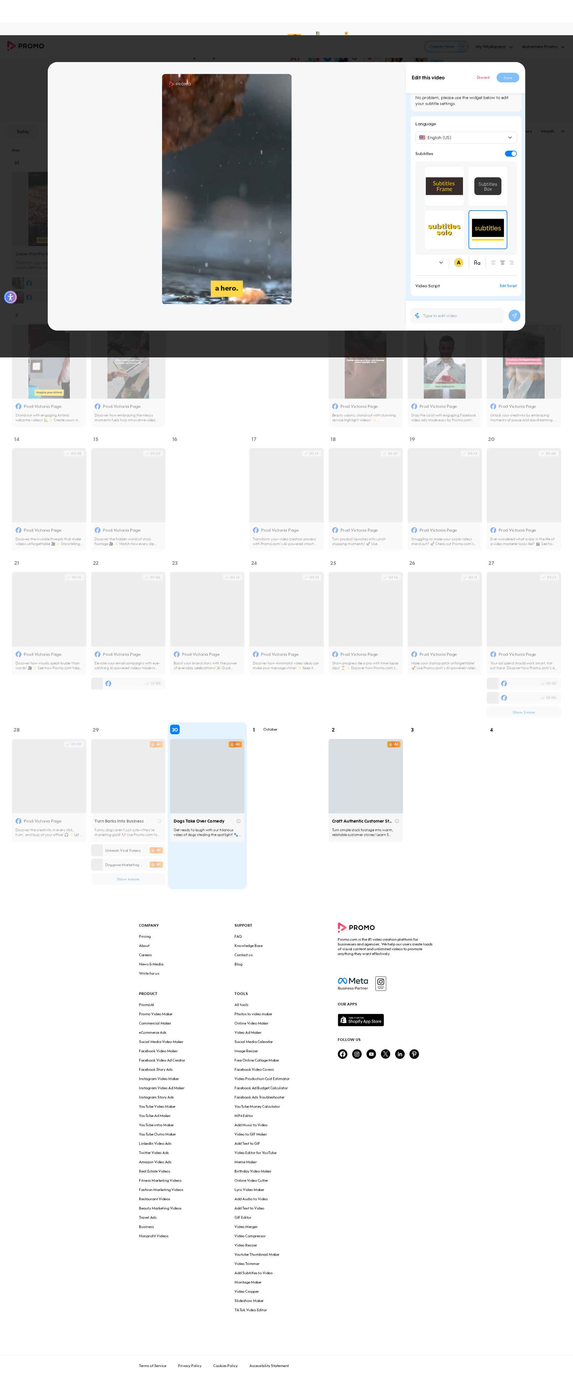Test failure screenshot